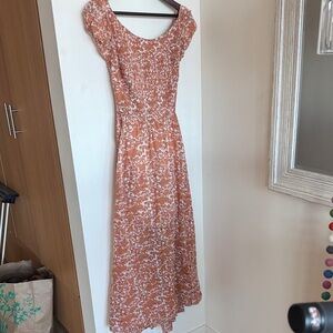 Free People Floral Print Dress medium